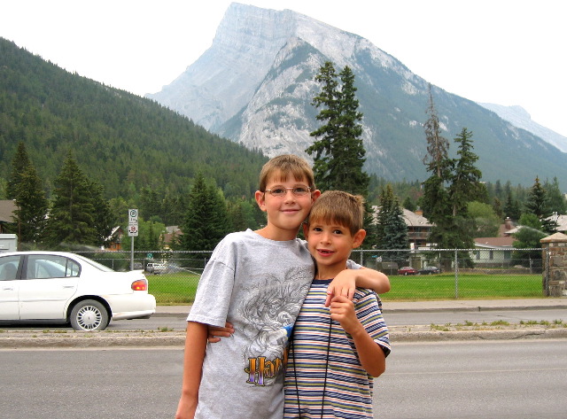 Aron & Natan, Banff, Canada