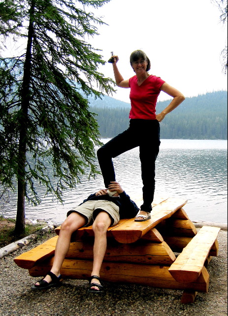 Ben & Mia, Pyramid Lake, Jasper