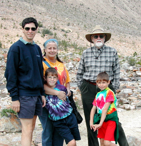 Ben, Martha, Aron, Arthur, Natan, Edith Cavell Mtn