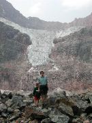 Natan & Ben, Edith Cavell Mtn glacier