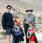 Ben, Martha, Aron, Arthur, Natan, Edith Cavell Mtn