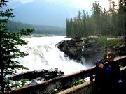 Natan, Aron, Sunwapta Falls, Jasper
