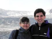 Mia & Ben Luehrmann Cowen, Athabasca glacier, Columbia Icefields