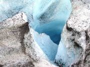 ice patterns, Athabasca glacier, Columbia Icefields