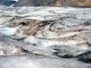 patterns, Athabasca glacier, Columbia Icefields