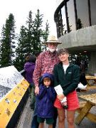 Natan, Arthur, Mia, Sulphur Mtn, Banff