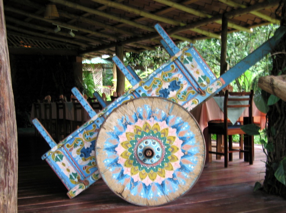 Painted oxcart 2
