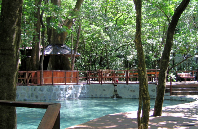 Mud baths--pool