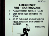 Villa Lapas--emergency instructions