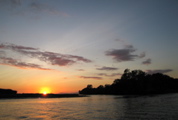 Rio Taracoles trip--sunset 2