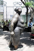 San Jose--sculpture of lady