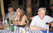 Final dinner--Olman, Arthur, Martha & Leonard