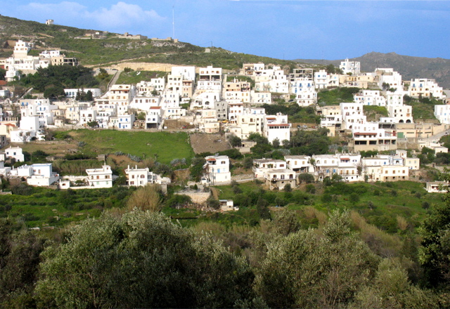 71. Hill town above Naxos (family lunch here)