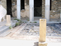 84. Delos, atrium with mosaic floor