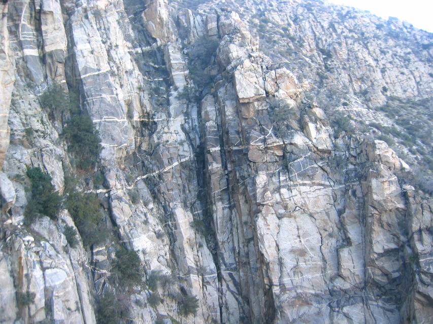 going up San Jacinto Mountain