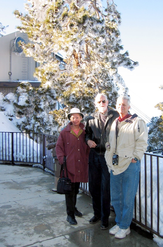 Kerstin, Arthur, & Leonard, at the top of the tramway