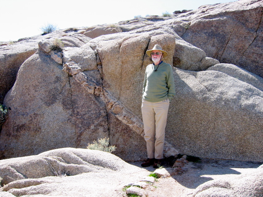 Arthur at  Jumbo Rocks, Joshua Tree Natl Park