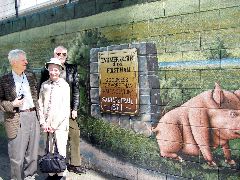 Leonard, Kerstin, & Arthur, Farmer John meat packers, LA