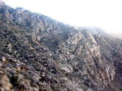 going up San Jacinto Mountain