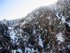 going up San Jacinto Mountain