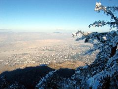 at the top of the tramway