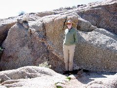 Arthur at  Jumbo Rocks, Joshua Tree Natl Park