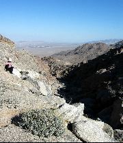 Kerstin, Culp Valley overlook, Anza-Borrego Desert