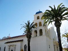 Old Town, San Diego church
