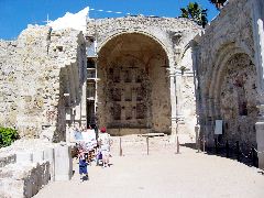 the old church ruins
