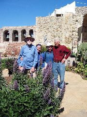 Arthur, Martha, Kerstin, & Leonard, Capistrano Mission